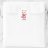 Hallo Kitty! Ronde Sticker (Tas)