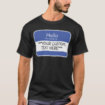 hallo... ***KLANTTEKST** Naam Markering T-Shirt