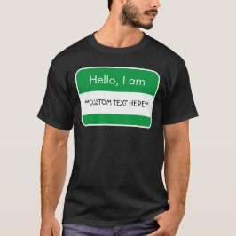 hallo... ***KLANTTEKST** Naam Markering T-Shirt