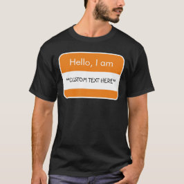 hallo... ***KLANTTEKST** Naam Markering T-Shirt