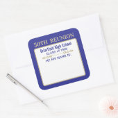 Hallo! Klasse Reünie aangepaste naam badge sticker (Envelop)