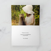 Hallo Klein Kat bedankt Notecard (Binnen)