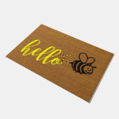 hallo Kleine Bee Doormat, WelkomstdeurMat Deurmat (Schuin)