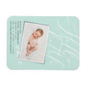 hallo kleine één chic moderne foto magneet (Horizontaal)