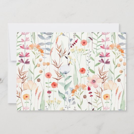 hallo kleine elegant Script Photo Birth Aankondiging (Achterkant)