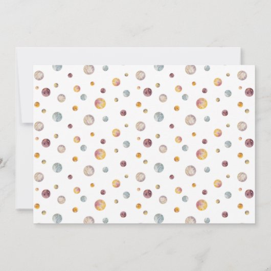 hallo kleine elegant Script Photo Birth Aankondiging (Achterkant)