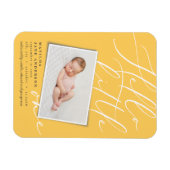 hallo kleine elegante moderne foto magneet (Horizontaal)