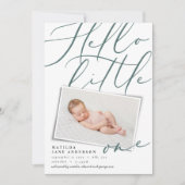 hallo kleine moderne foto aankondiging (Voorkant)