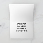 hallo **KLEINZOON.......** EN EEN LIEFDEVOLLE THAN Feestdagen Kaart (Binnen)