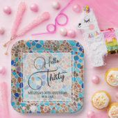 Hallo Kleurrijk & Leuk Mozaïek Papieren Bordje (Feest)