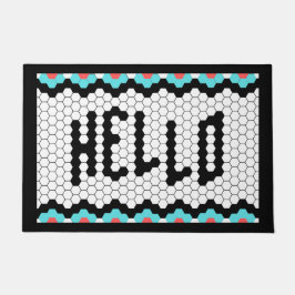 Hallo Kleurrijk - Tegel Design Deurmat