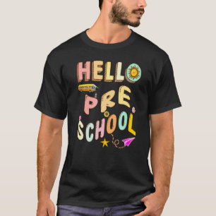 Hallo kleuterleidster Geschiedenis Leraar Schattig T-shirt