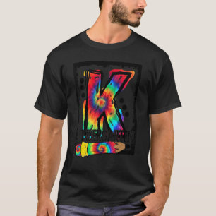 Hallo kleuterleidster Tie Dye terug naar T-shirt