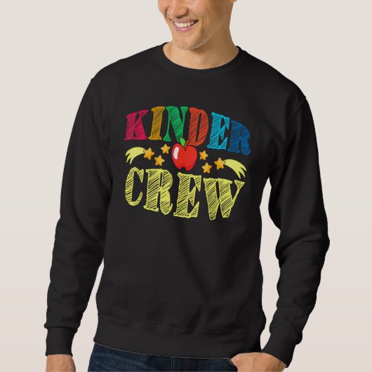 Hallo kleuterleidsters kinderen student school trui (Voorkant)