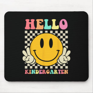 Hallo kleuterschool Byck naar school groovy leraar Muismat