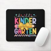 Hallo Kleuterschool Coquette Strik Potlood Kinder  Muismat (Met muis)