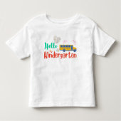 Hallo Kleuterschool, eerste schooldag Kinder Shirts (Voorkant)