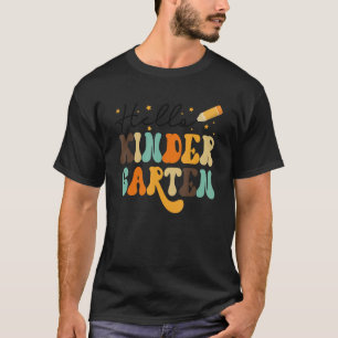 Hallo kleuterschool Gelukkig Nieuw Schooljaar Eers T-shirt