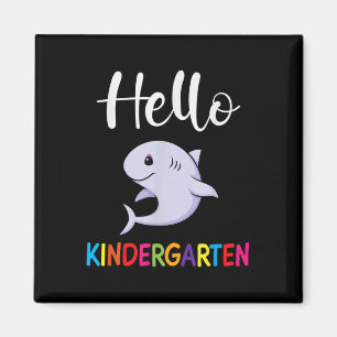 Hallo Kleuterschool Haaien Leraren Student Terug n Magneet