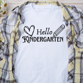 Hallo Kleuterschool Leraar Tshirt