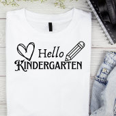Hallo Kleuterschool Leraar Tshirt