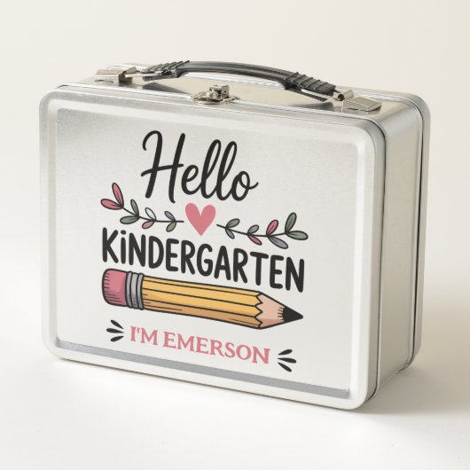 Hallo Kleuterschool Persoonlijke Terug Naar School (Voorkant)