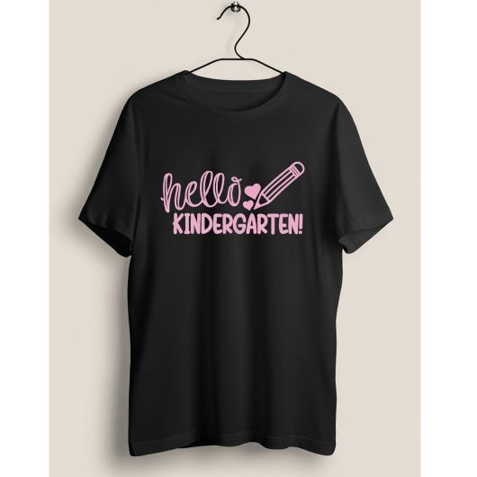 Hallo Kleuterschool Potlood Lief Terug Naar School T-shirt