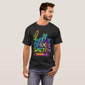 Hallo Kleuterschool Potlood Terug naar school Lera T-shirt (Voorkant volledig)