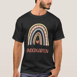 Hallo Kleuterschool Regenboog Meisjes Leraar Regen T-shirt