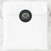 hallo kleuterschool ronde sticker (Tas)