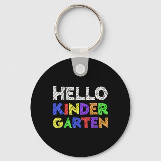 hallo kleuterschool sleutelhanger (Voorkant)