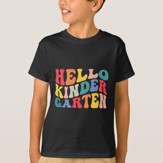 hallo kleuterschool t-shirt (Voorkant)