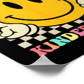 Hallo Kleuterschool Terug naar School Groovy Teach Poster (Hoek)