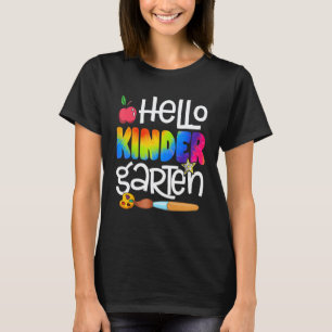 Hallo Kleuterschool Tie Dye Terug naar school Lera T-shirt