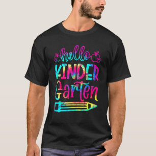Hallo Kleuterschool Tie Dye Terug naar school Lera T-shirt