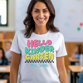 Hallo Kleuterschool Tshirt