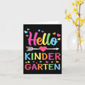 Hallo Kleuterschoolteam Kinder Byck naar schoolond Kaart (Gele Bloem)