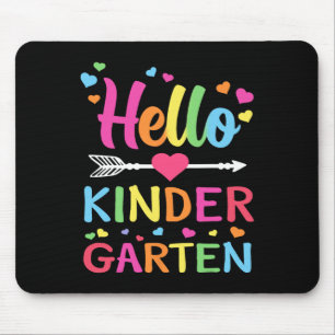 Hallo kleuterteam Kinder Byck naar school onderwij Muismat