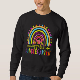 Hallo kleuterteam kinderen klas terug naar school trui