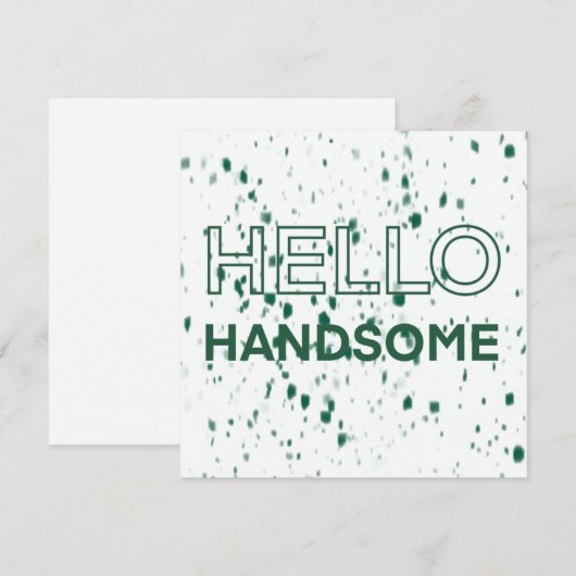 hallo knappe (Voorkant / Achterkant)