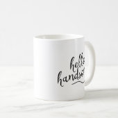 Hallo Knappe Man Koffiemok (Voorkant rechts)