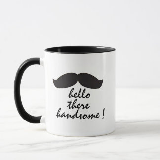Hallo knappe mok, grappig cadeau voor vriend koffi mok