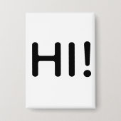 HALLO! KNOP BUTTON (Voorkant)