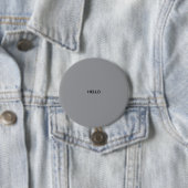 HALLO KNOP RONDE BUTTON 7,6 CM (In situ)