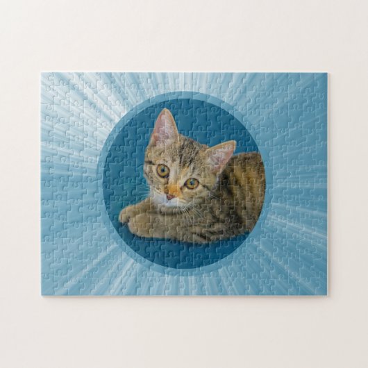 hallo knul - schattig kat legpuzzel (Horizontaal)