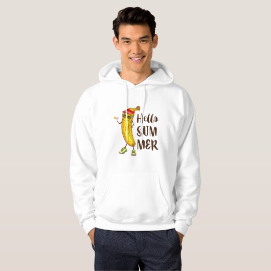 Hallo Koele banaan Hoodie (Voorkant volledig)