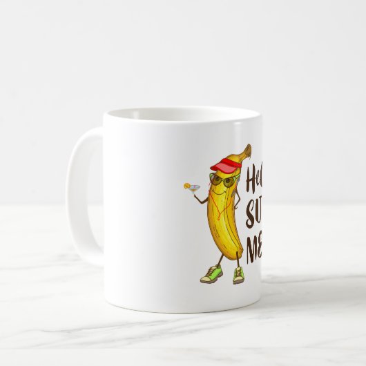 Hallo Koele banaan Koffiemok (Voorkant links)