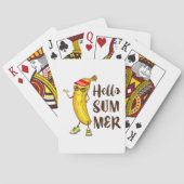 Hallo Koele banaan Pokerkaarten (Achterkant)