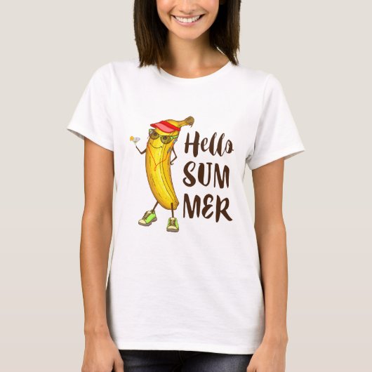 Hallo Koele banaan T-shirt (Voorkant)
