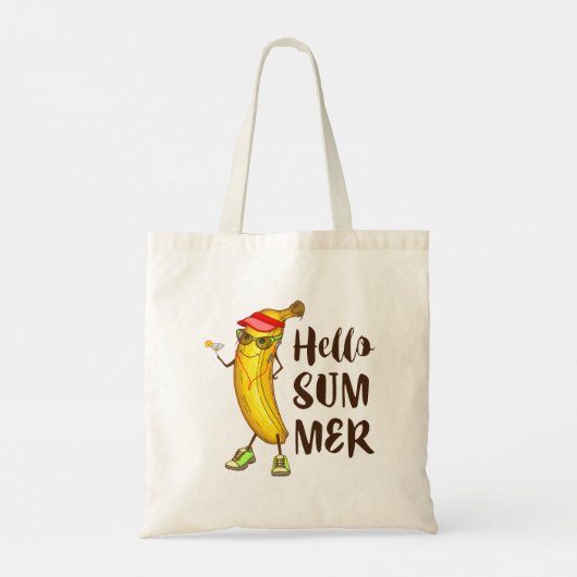 Hallo Koele banaan Tote Bag (Achterkant)